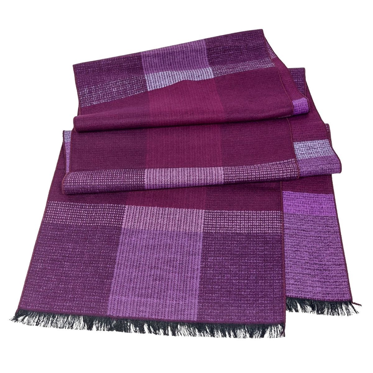 Flanellschal aus karierter Seide