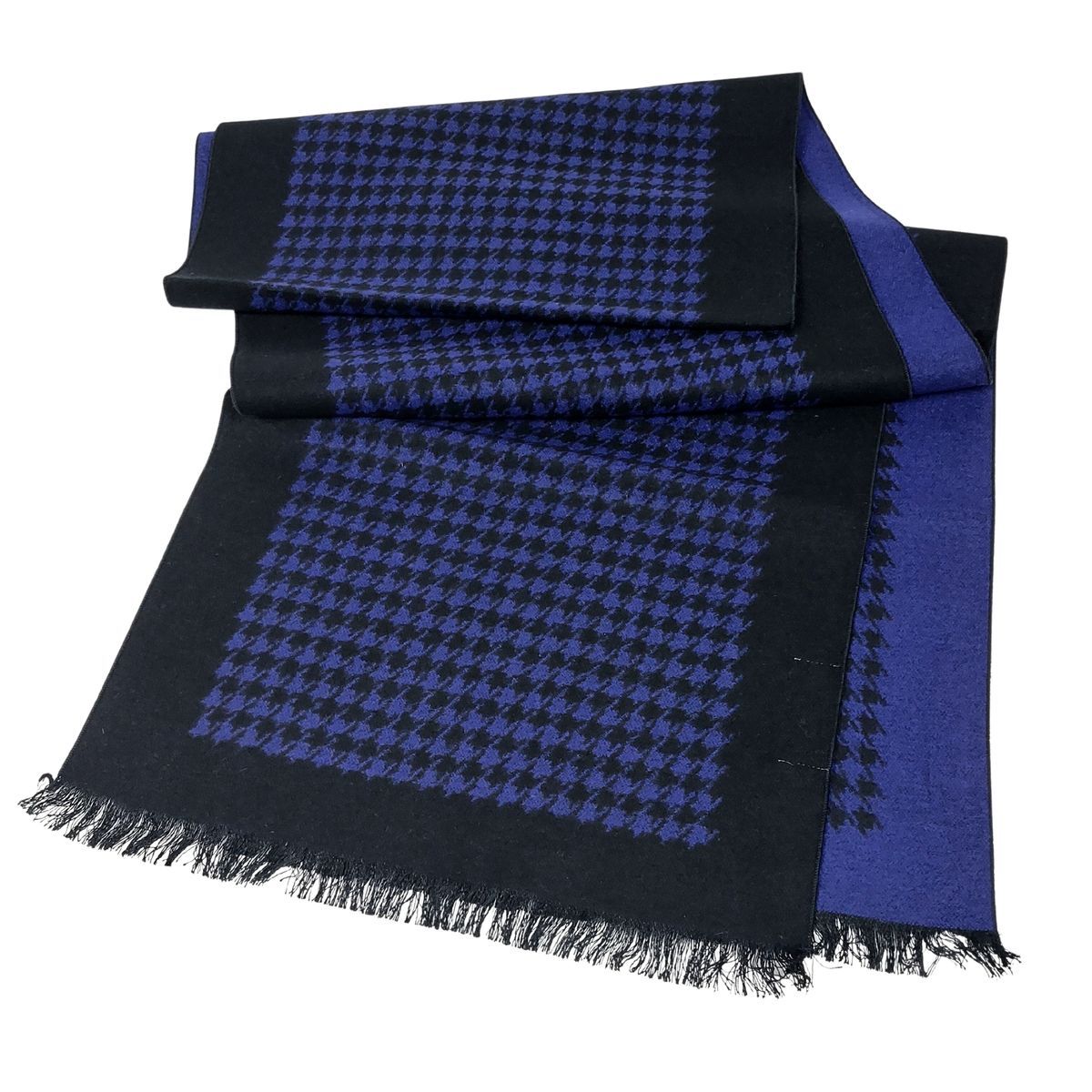 Seidenschal Flanell Hahnentrittmuster