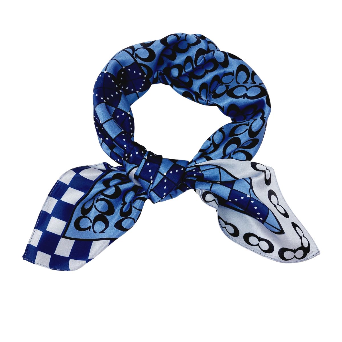 Seidentuch Halstuch mit Patchworkmuster