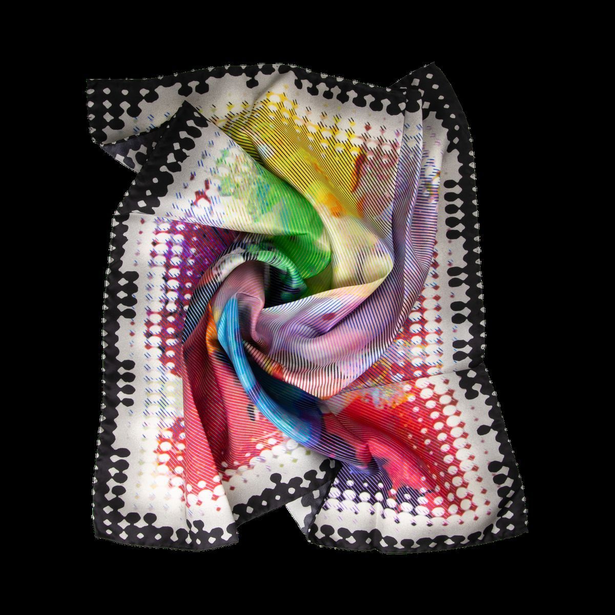 Seidentuch Halstuch Modern Pop Art