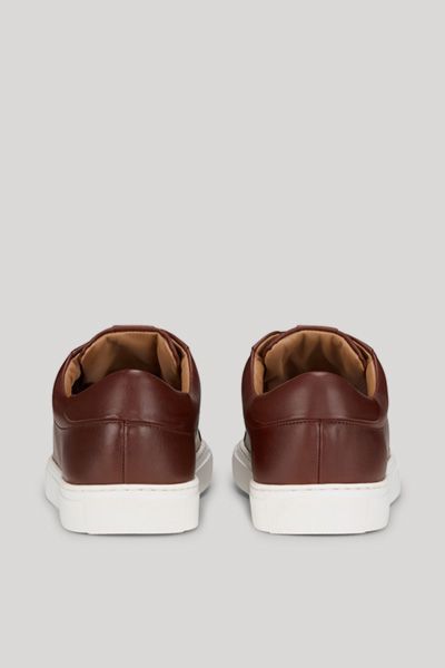 Joop! Tinta Coralie Leder-Sneakers in Braun mit weißer Sohle