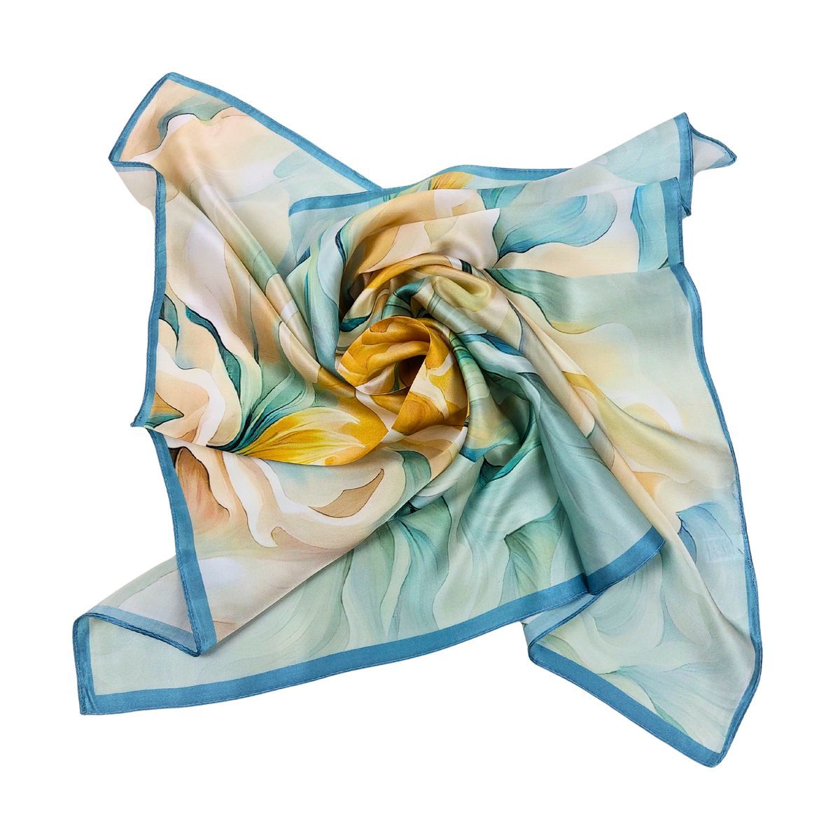 Seidentuch Halstuch mit Blumenmuster