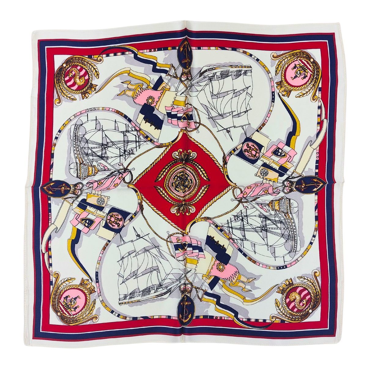 Maritimes Seiden Nickituch Halstuch