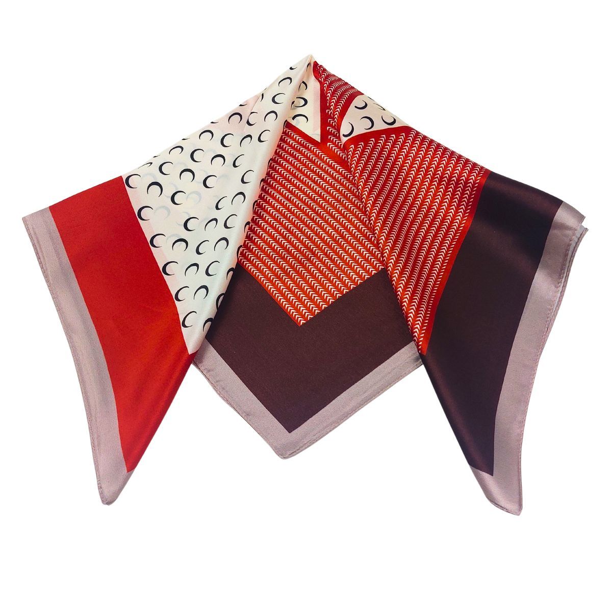 Patchwork Seiden Nickituch Bandana