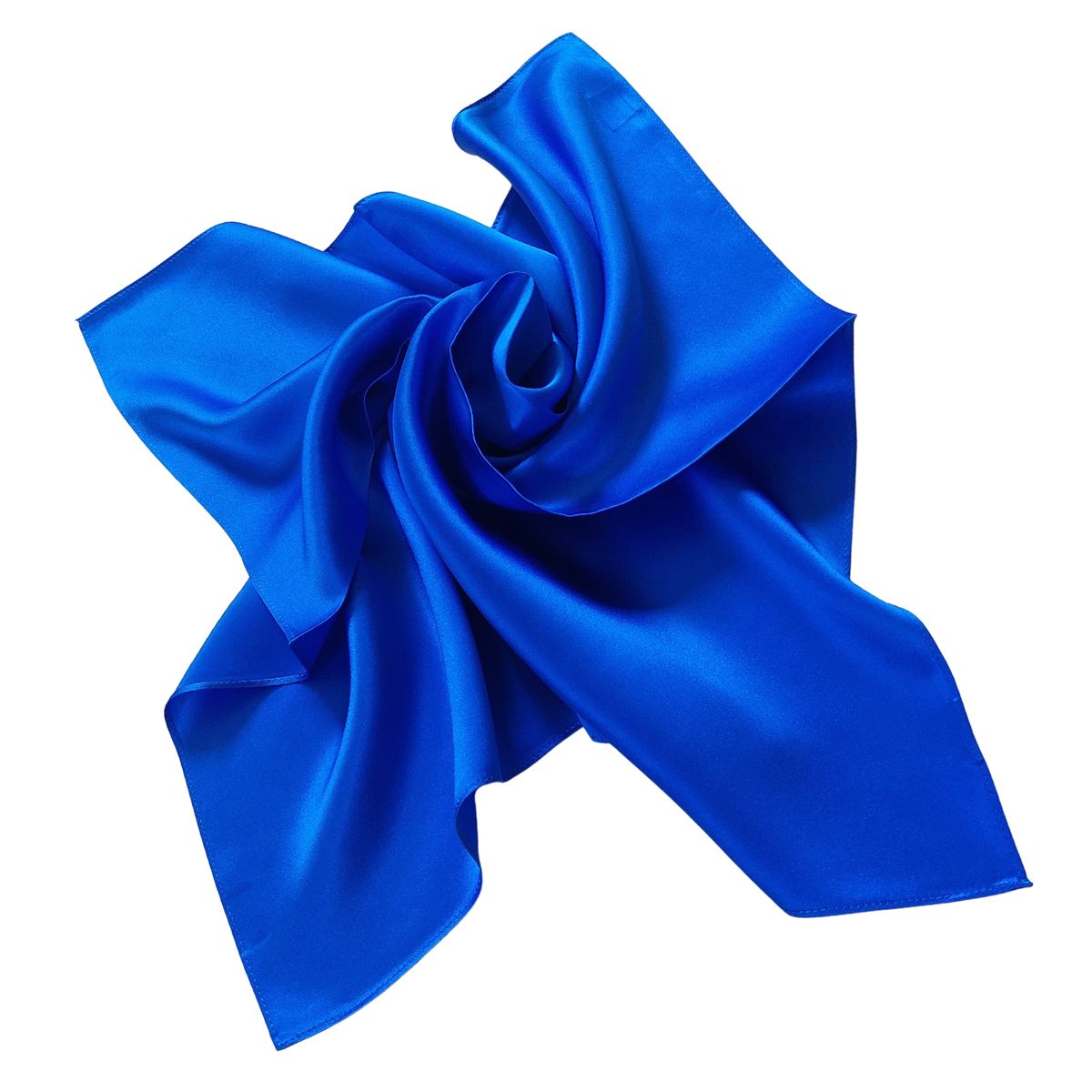 Königsblaues Seidentuch Halstuch Bandana
