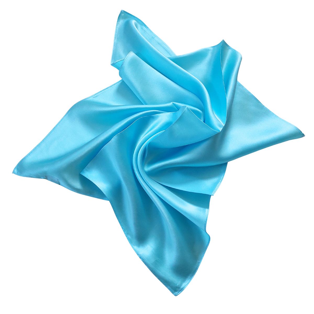 Quadratisches Seidensatin-Halstuch Bandana