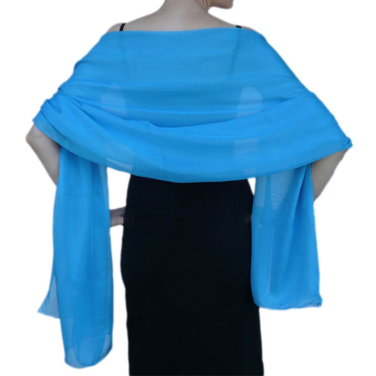 Elegante Chiffon Seidenstola Schal