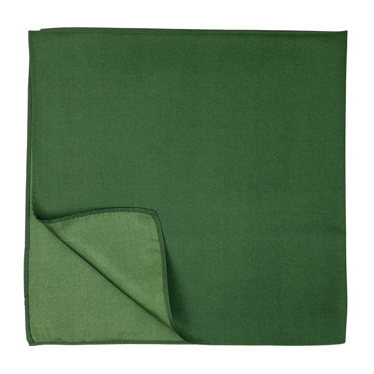 Dunkelgrüner Seidentwill Schal