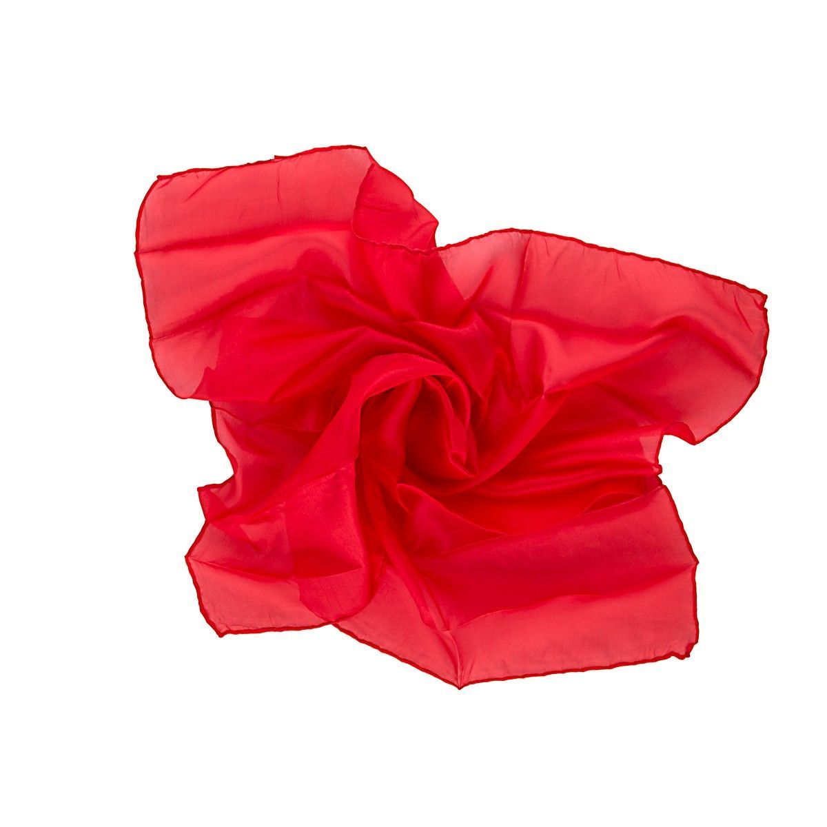 Eleganter roter Seidenhalstuch