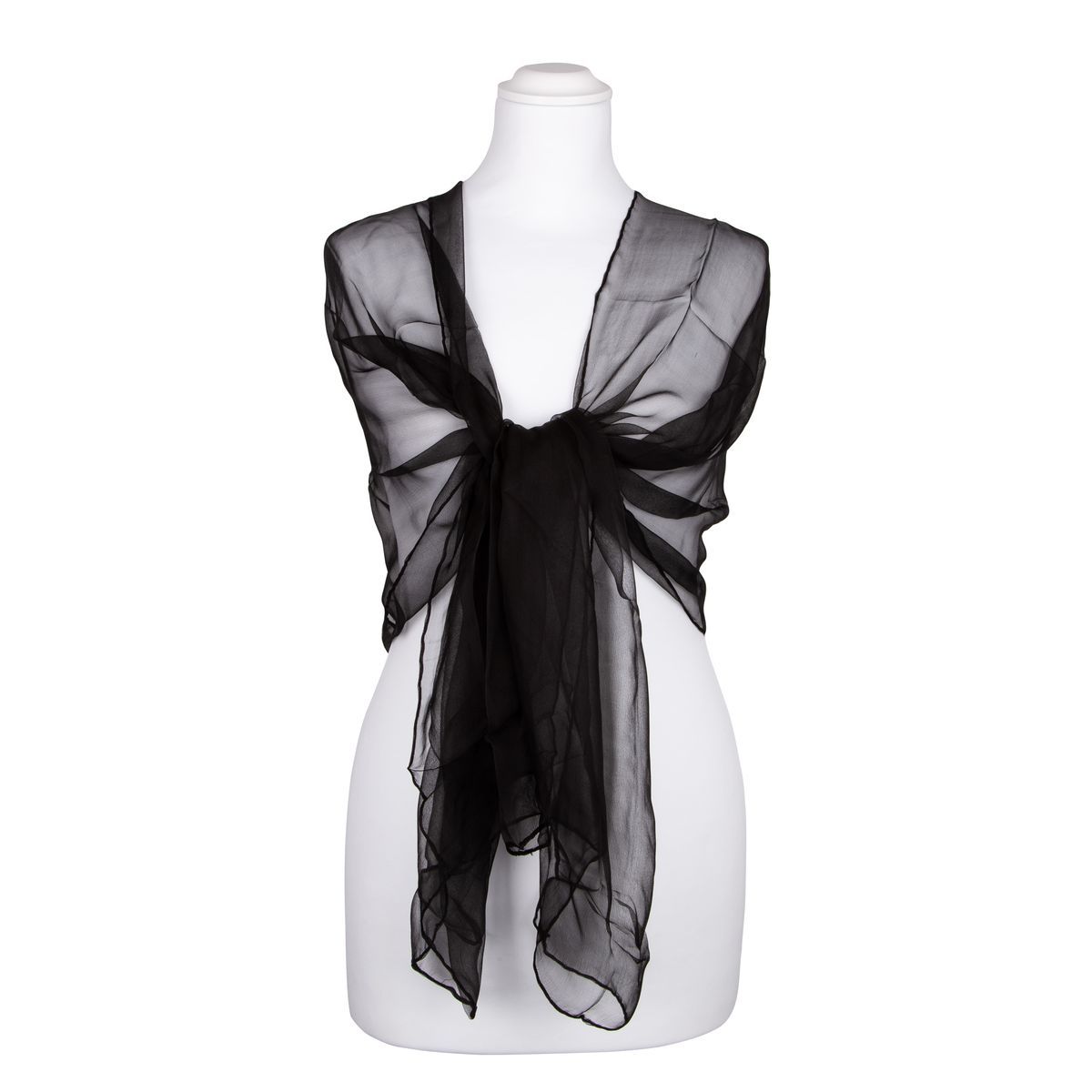 Eleganter transparenter Chiffon Schal Stola