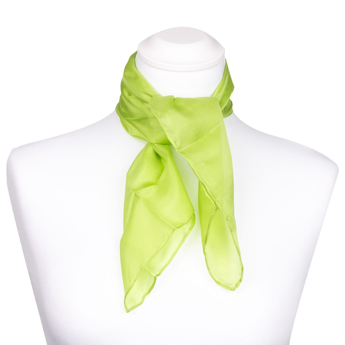 Hellgrünes Seiden Nickituch Halstuch
