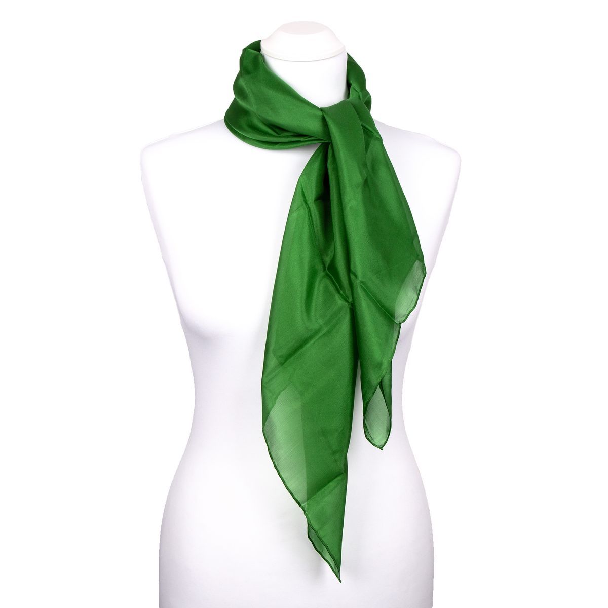 Eleganter einfarbiger Seiden Schal
