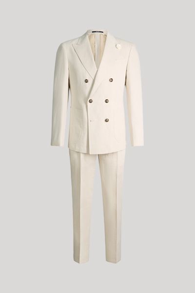 Hellbeiger Zweireiher-Anzug