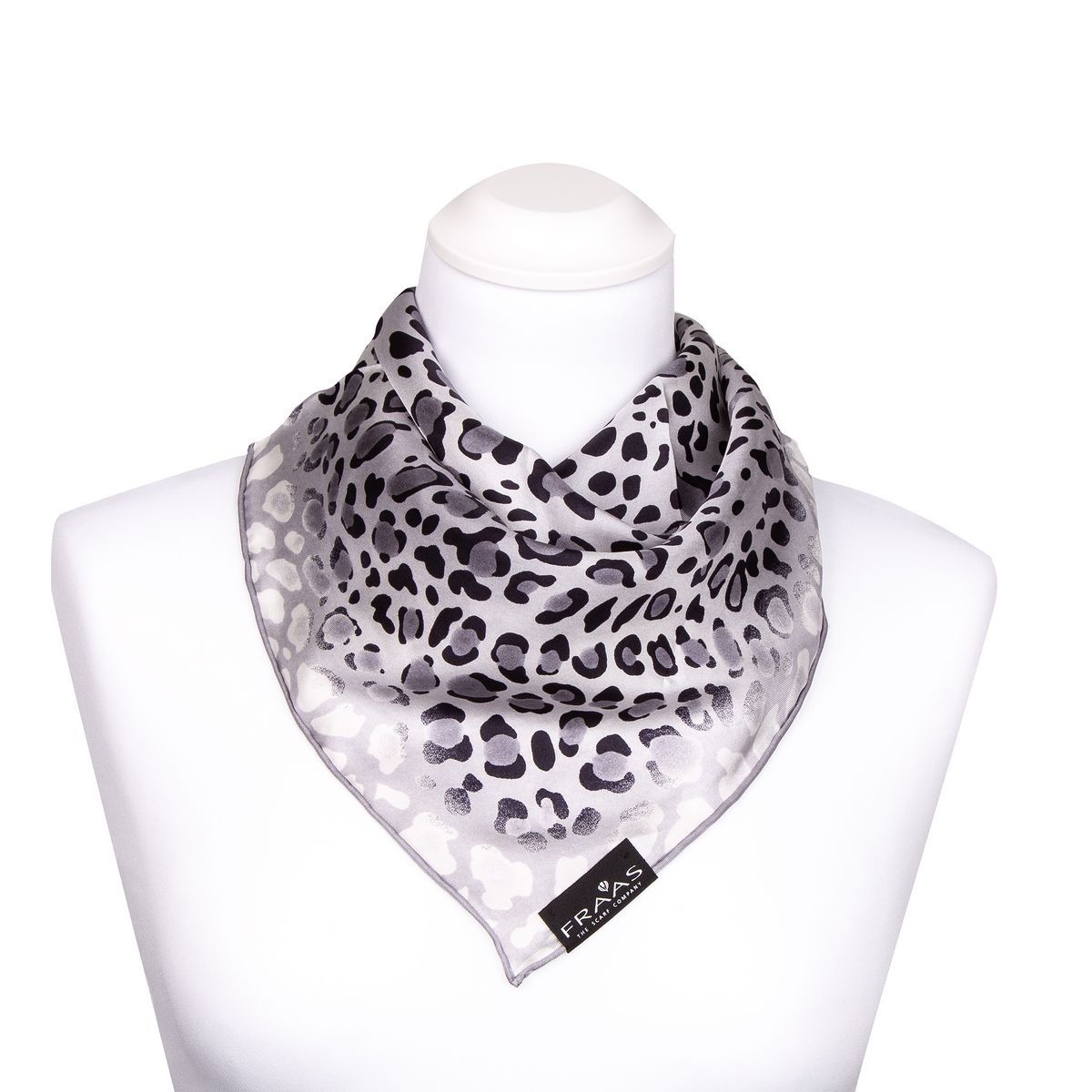 Nickituch aus Seide mit Leopardenmuster