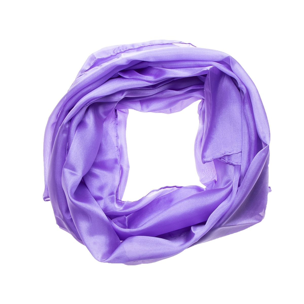 Fliederfarbener Seidenschal Stola Tuch