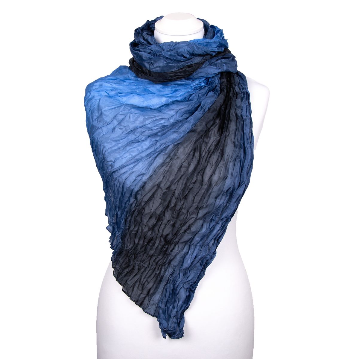 Ombre Crinkle Seidenschal
