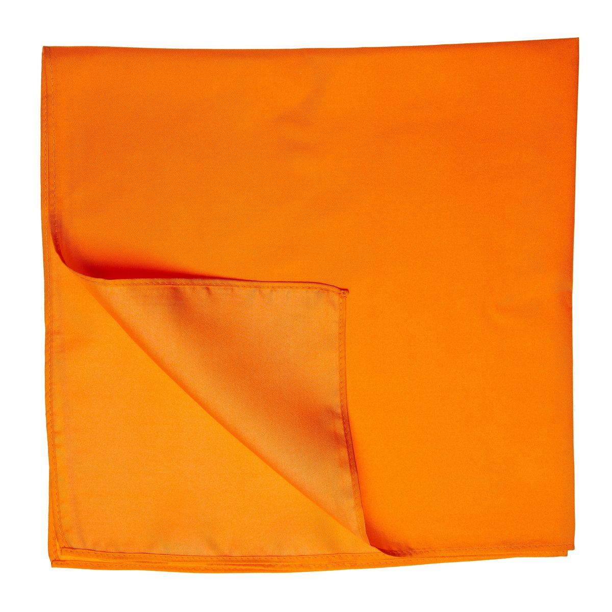 Orangefarbenes Seiden-Twill-Nickituch