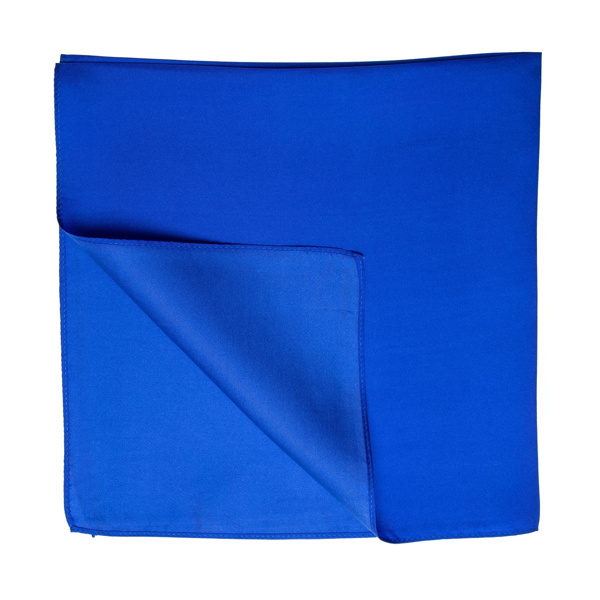 Seiden Twill Halstuch Royalblau Bandana