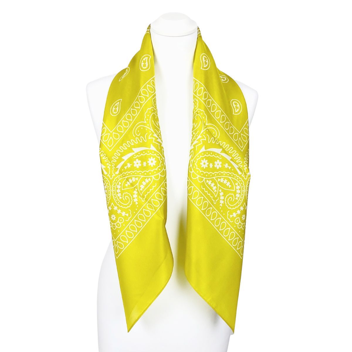 Quadratisches Seidentuch im Bandana-Stil