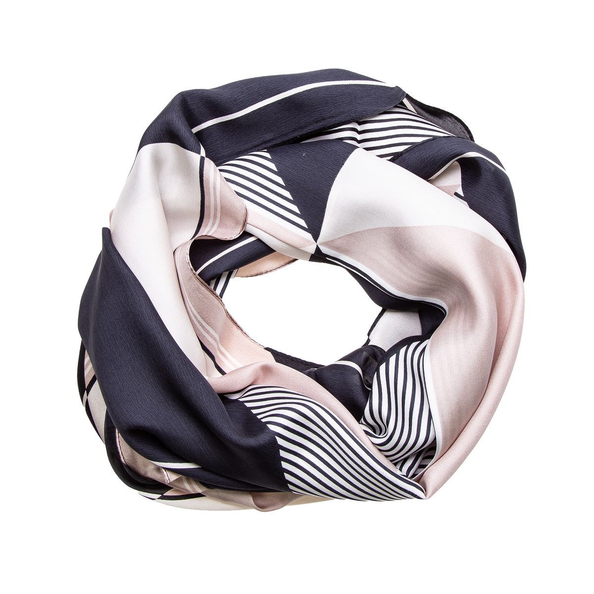 Geometrischer Seidenschal