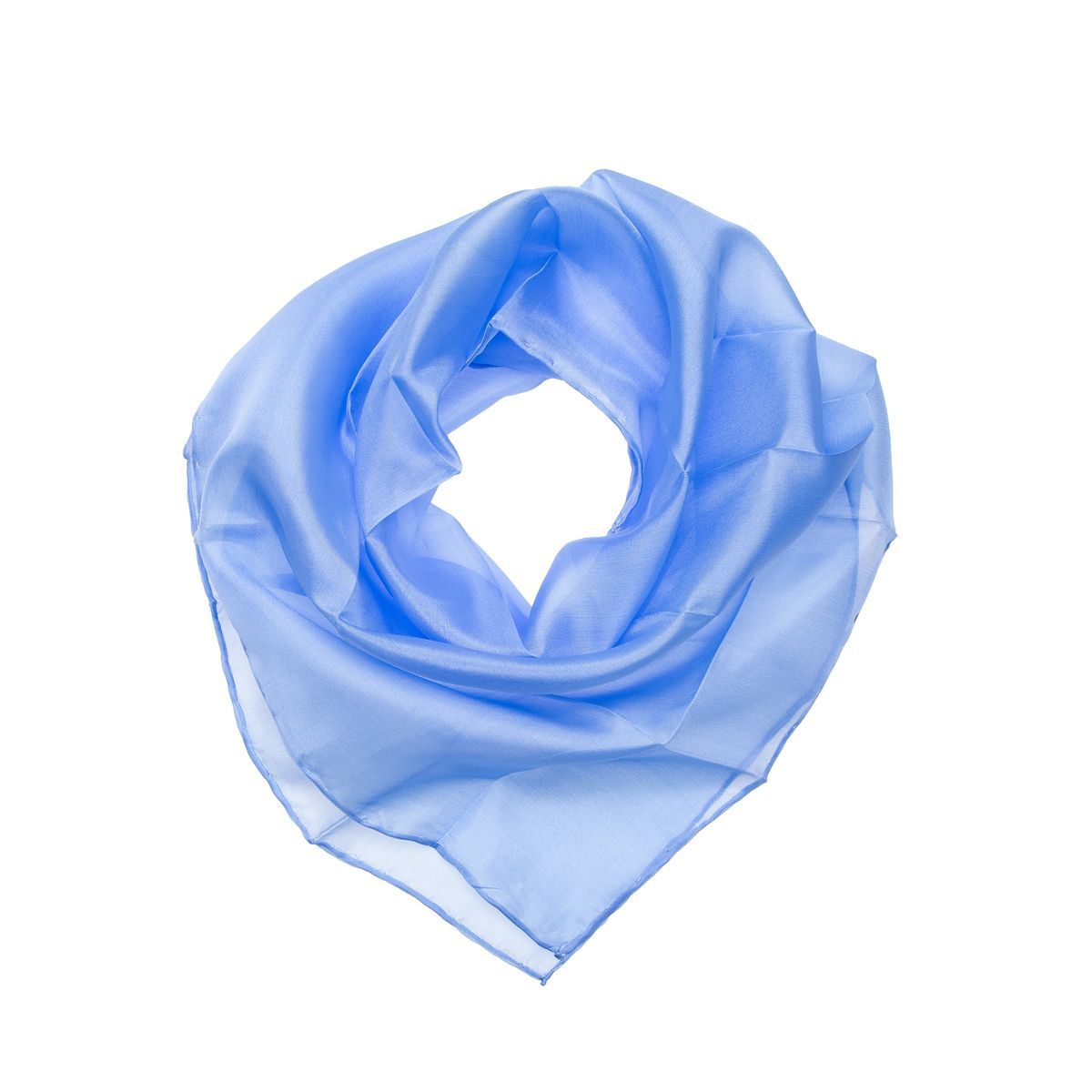 Hellblaues Seiden Nickituch Halstuch