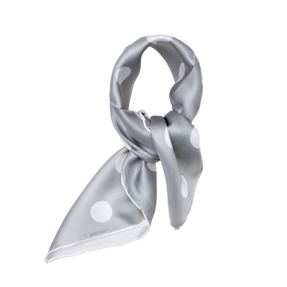 Gepunktetes Seiden Halstuch