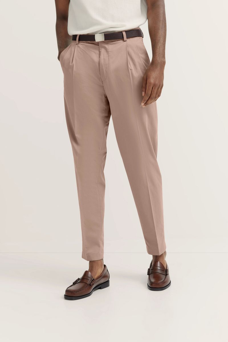 Elegante Plissee Cropped Hose