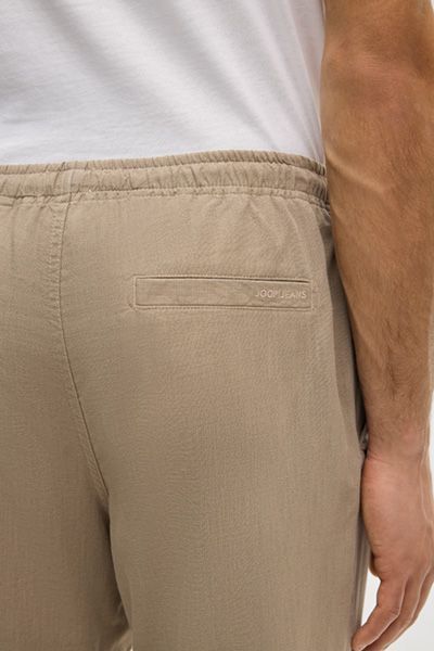 Lässige Leinenhose mit Kordelzug