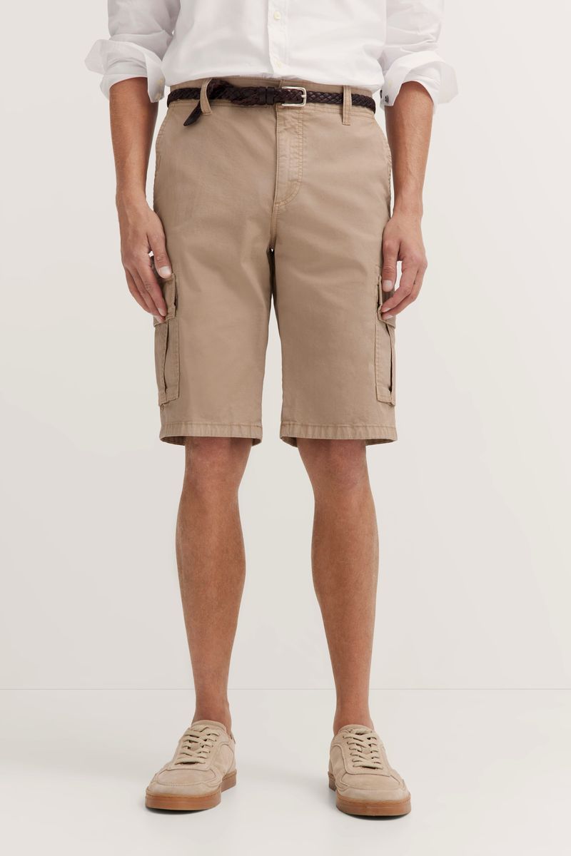 Klassische Cargo Bermuda Shorts aus Baumwollmischung