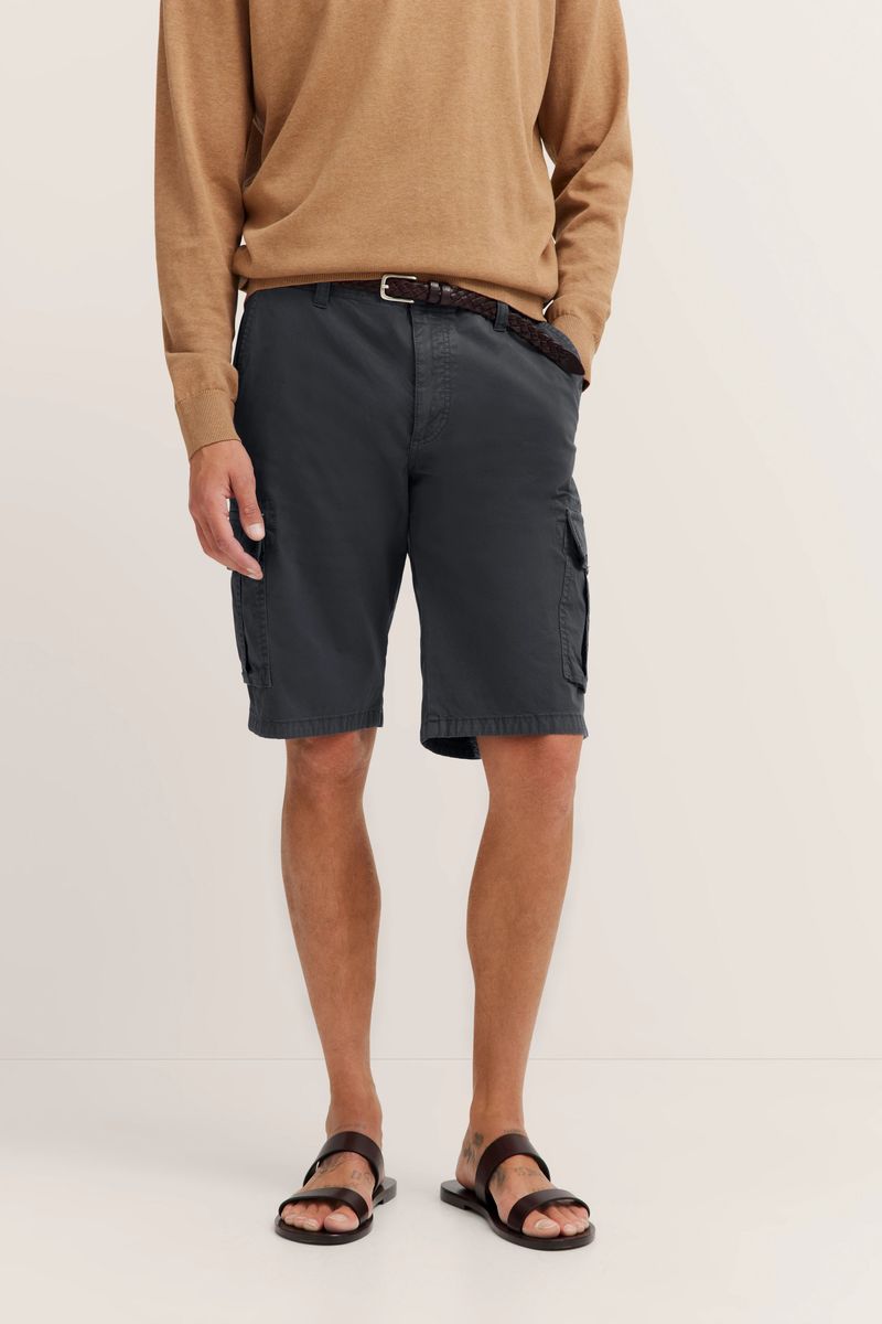 Klassische Cargo Bermuda Shorts aus Baumwollmischung