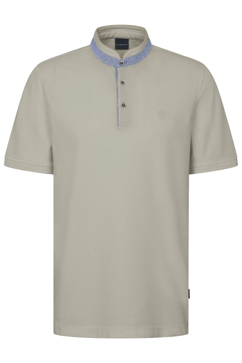 Modern Fit Poloshirt mit Stehkragen