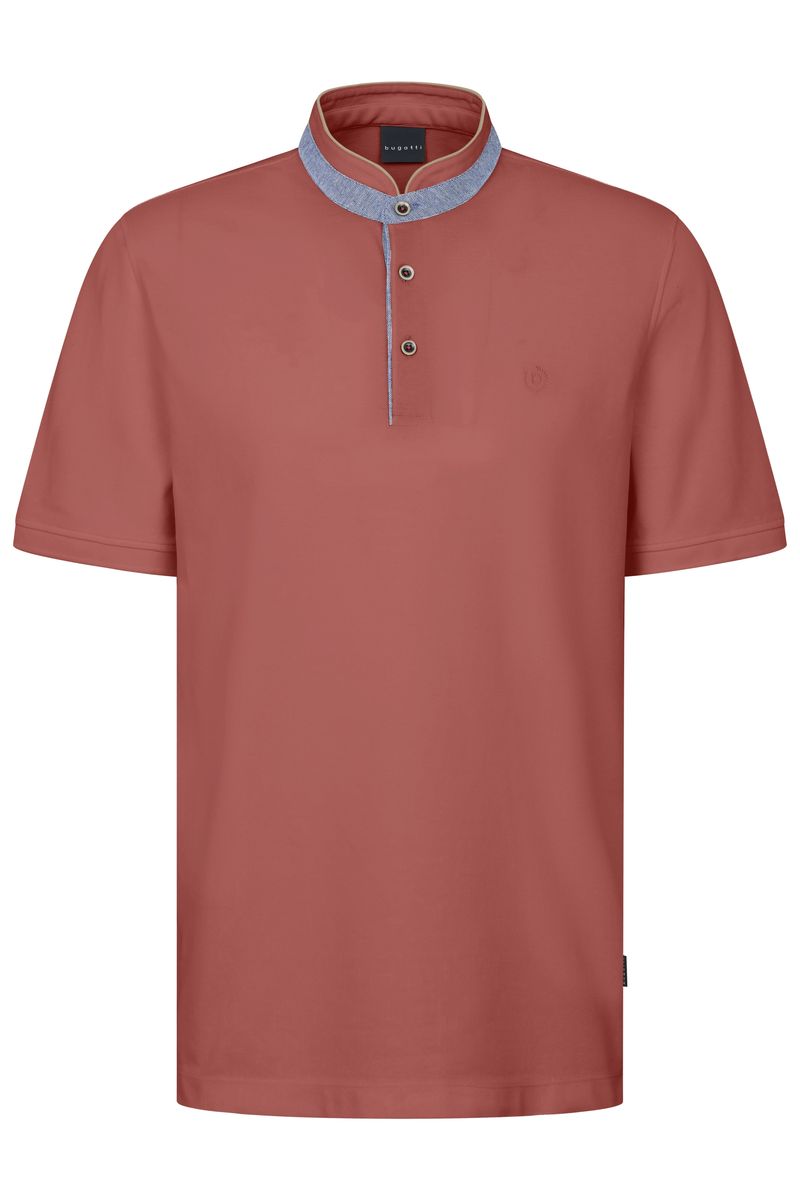Modern Fit Poloshirt mit Stehkragen