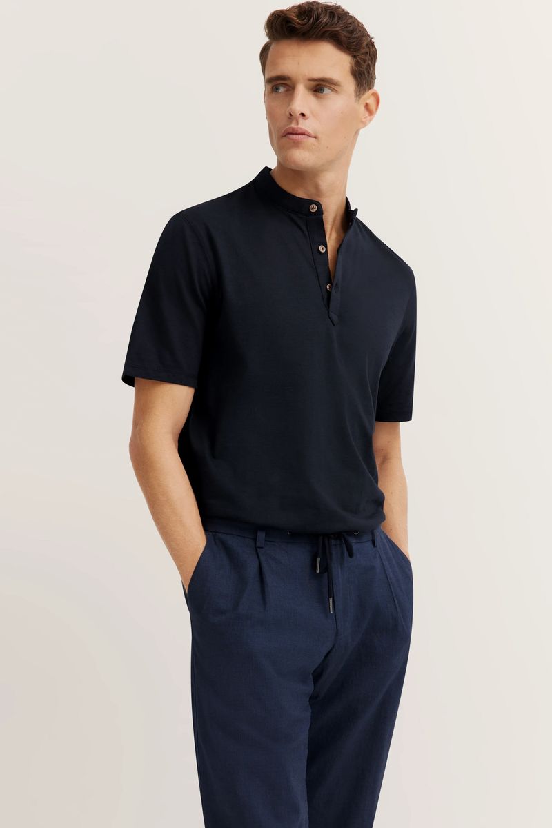 Piqué Baumwoll-Poloshirt