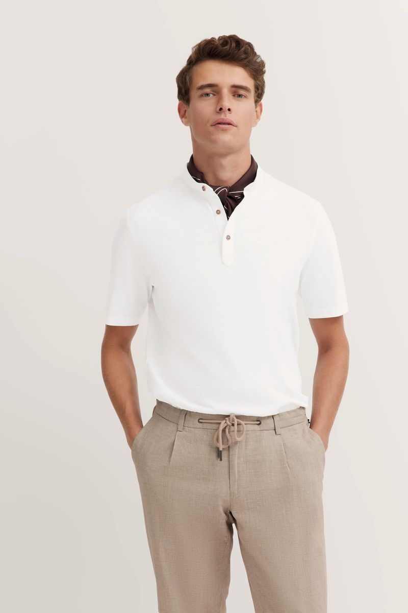 Klassisches Baumwoll-Poloshirt