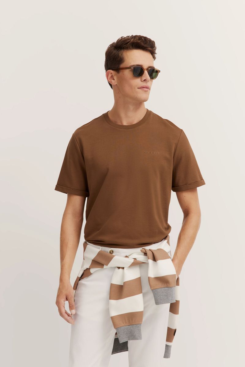 Klassisches Rundhals-T-Shirt