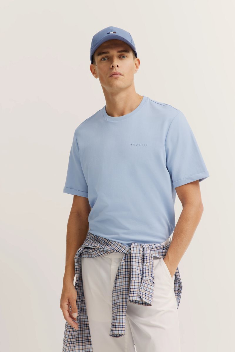 Klassisches T-Shirt mit Rundhalsausschnitt