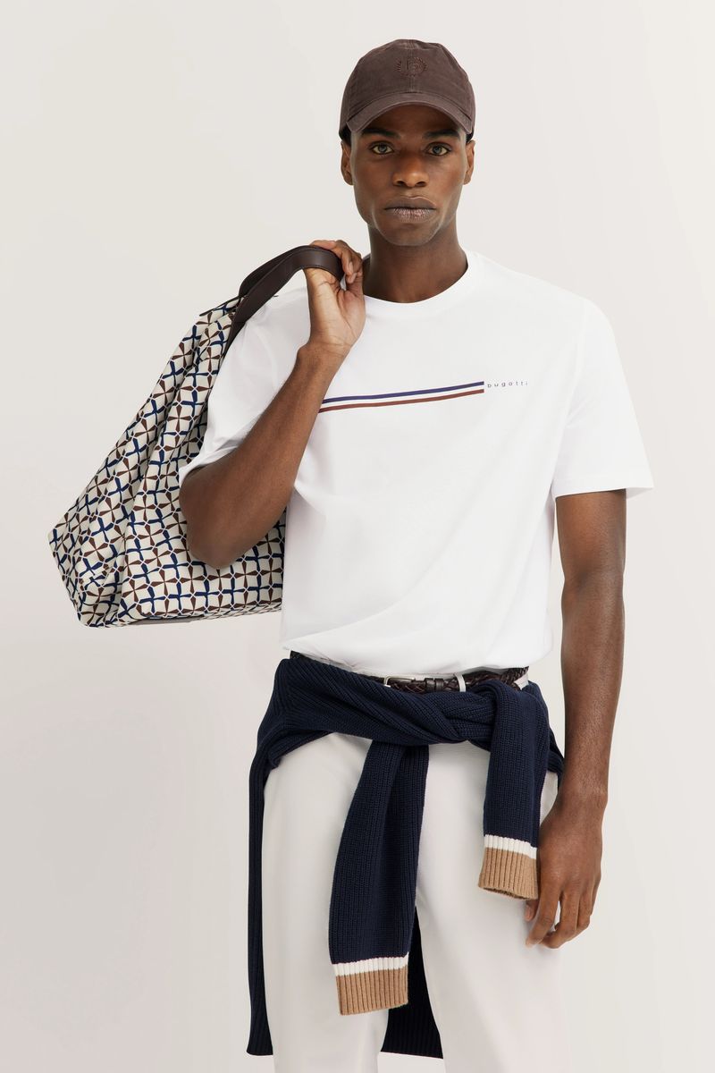 Klassisches Modern Fit Baumwoll-T-Shirt