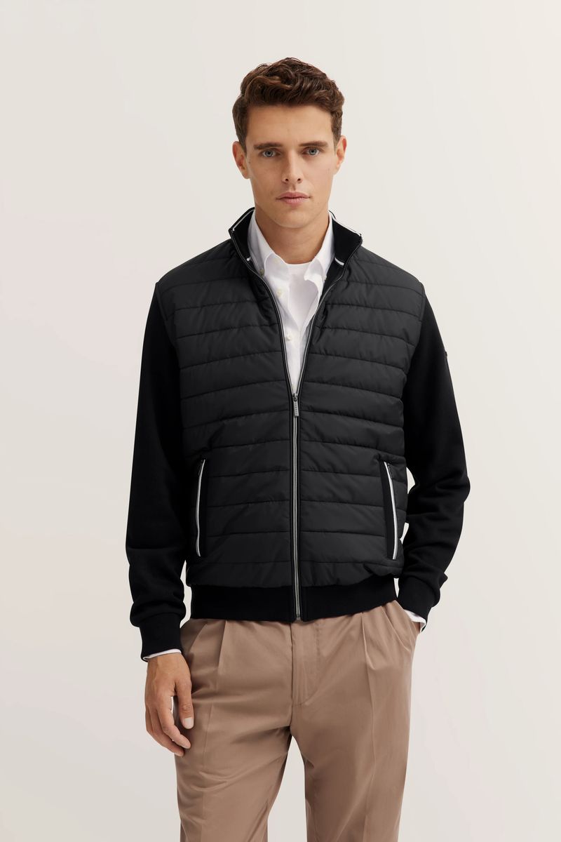 Moderne Hybridjacke mit gesteppter Vorderseite