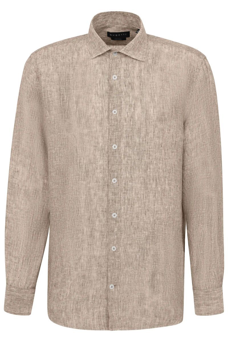 Leinen Langarm Freizeit Hemd