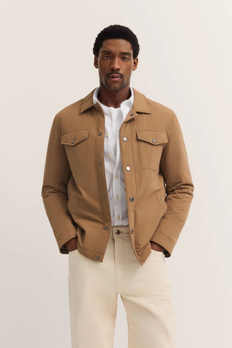 Cognac Flexcity Stretch Übergangsjacke