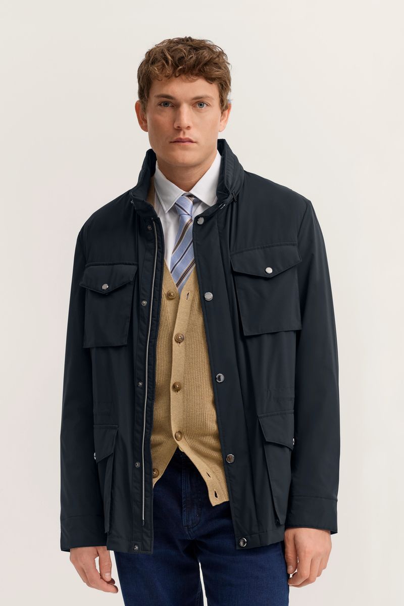 Übergangs-Fieldjacket mit Stretch