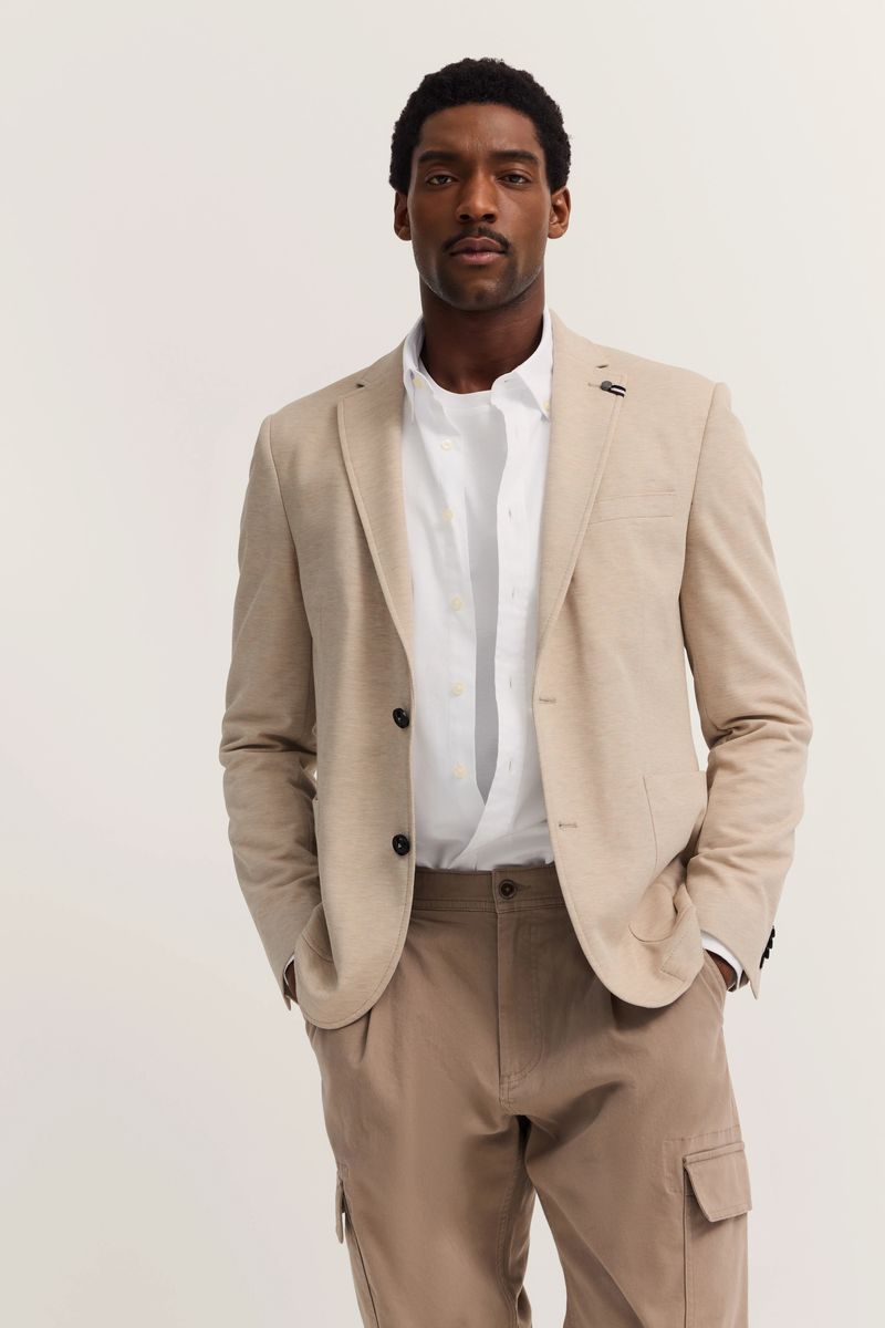 Sakko aus Jersey-Stretchstrick