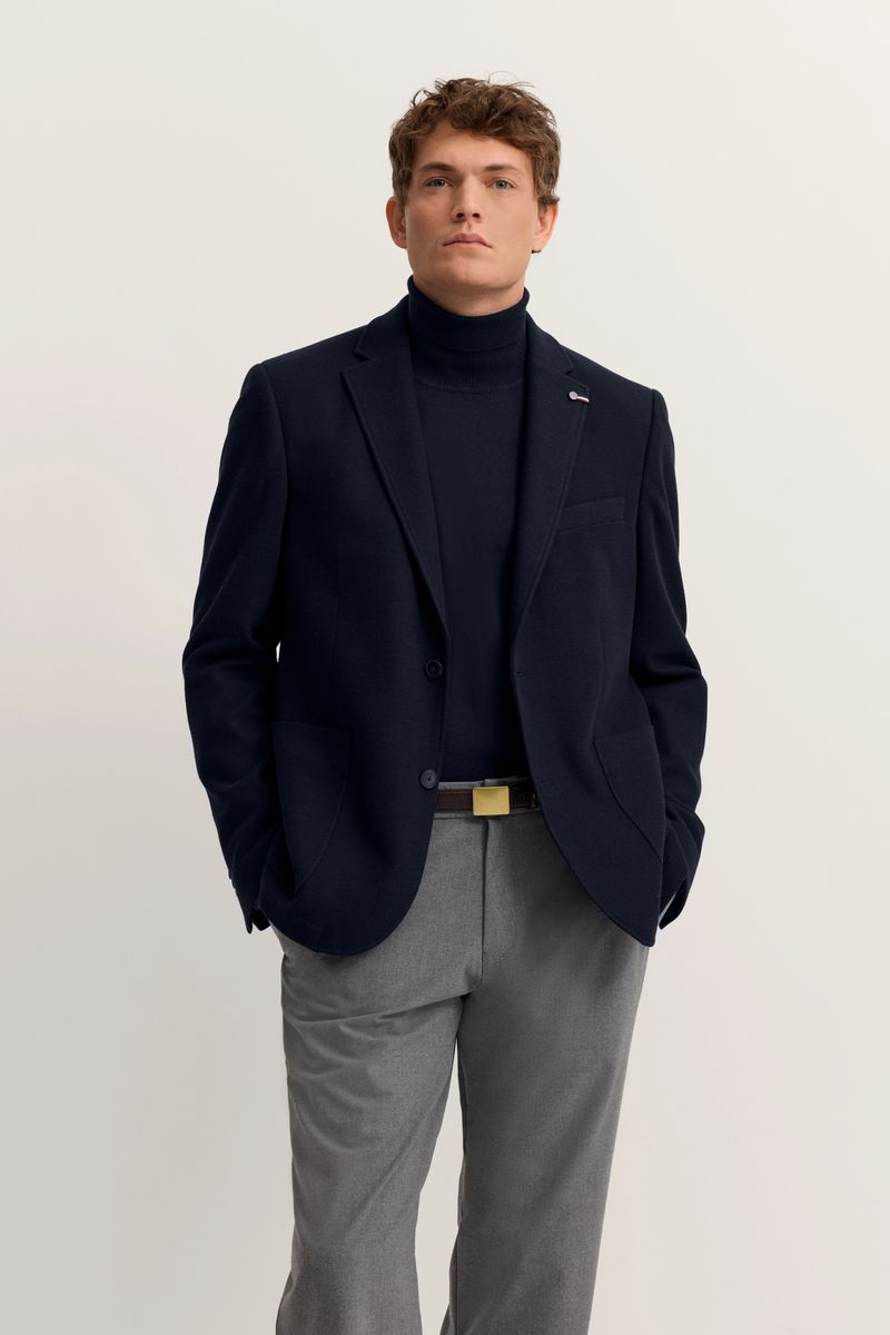 Modern Fit Sakko in Marineblau