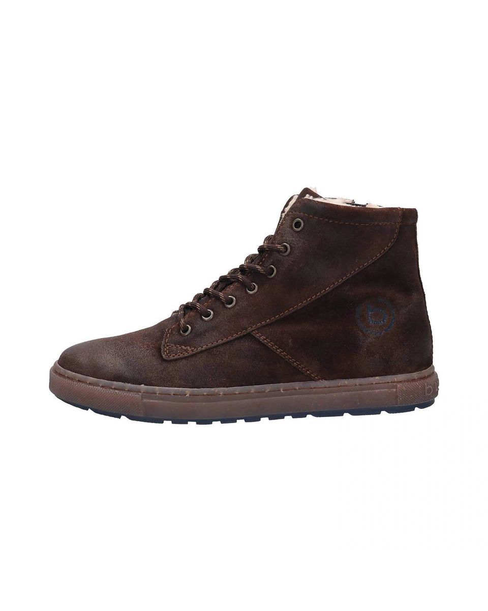 Klassische braune Leder-Stiefeletten
