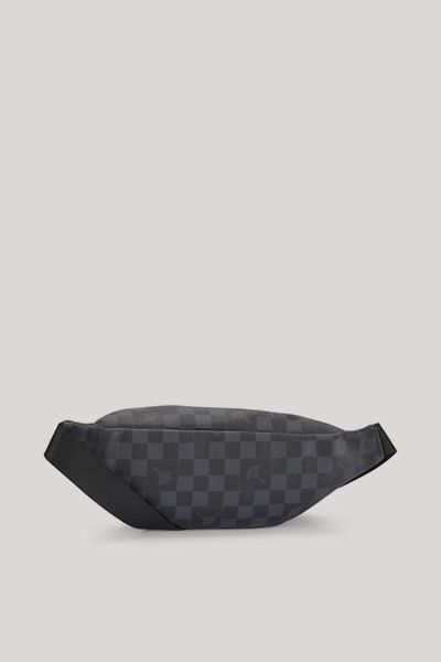 Joop! Cortina Piazza Leo Gürteltasche Schwarz Monogramm Schachbrettmuster