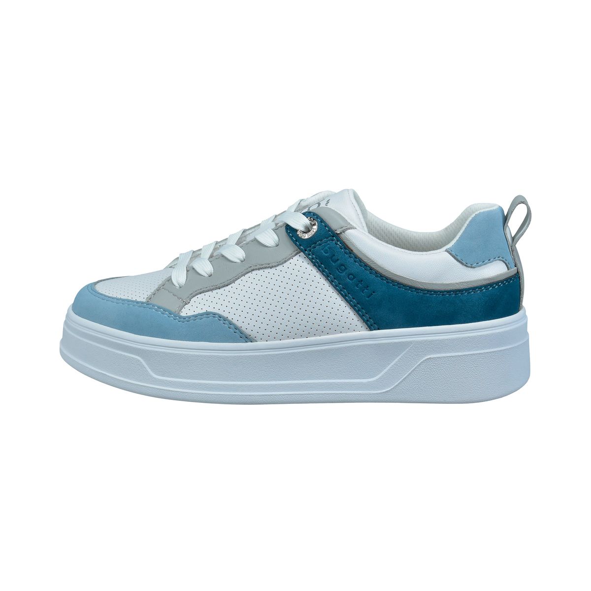 Trendiger Sneaker mit Chunky-Sohle in Hellblau
