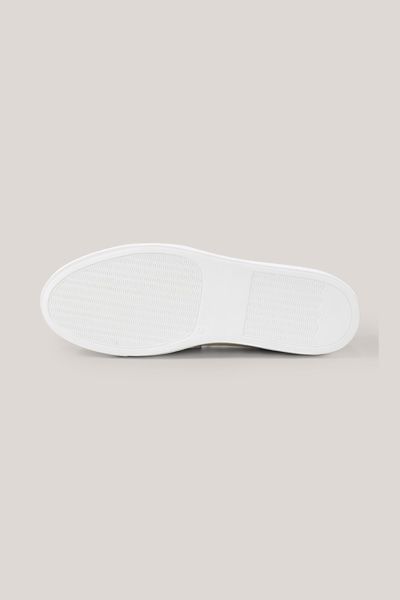 Beiger Wildleder Penny Loafer Sneaker Hybrid