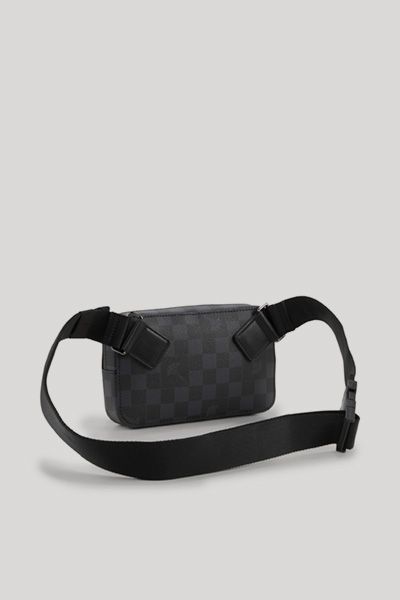 Joop! Cortina Piazza Emir Gürteltasche in Schwarz/Grau kariert