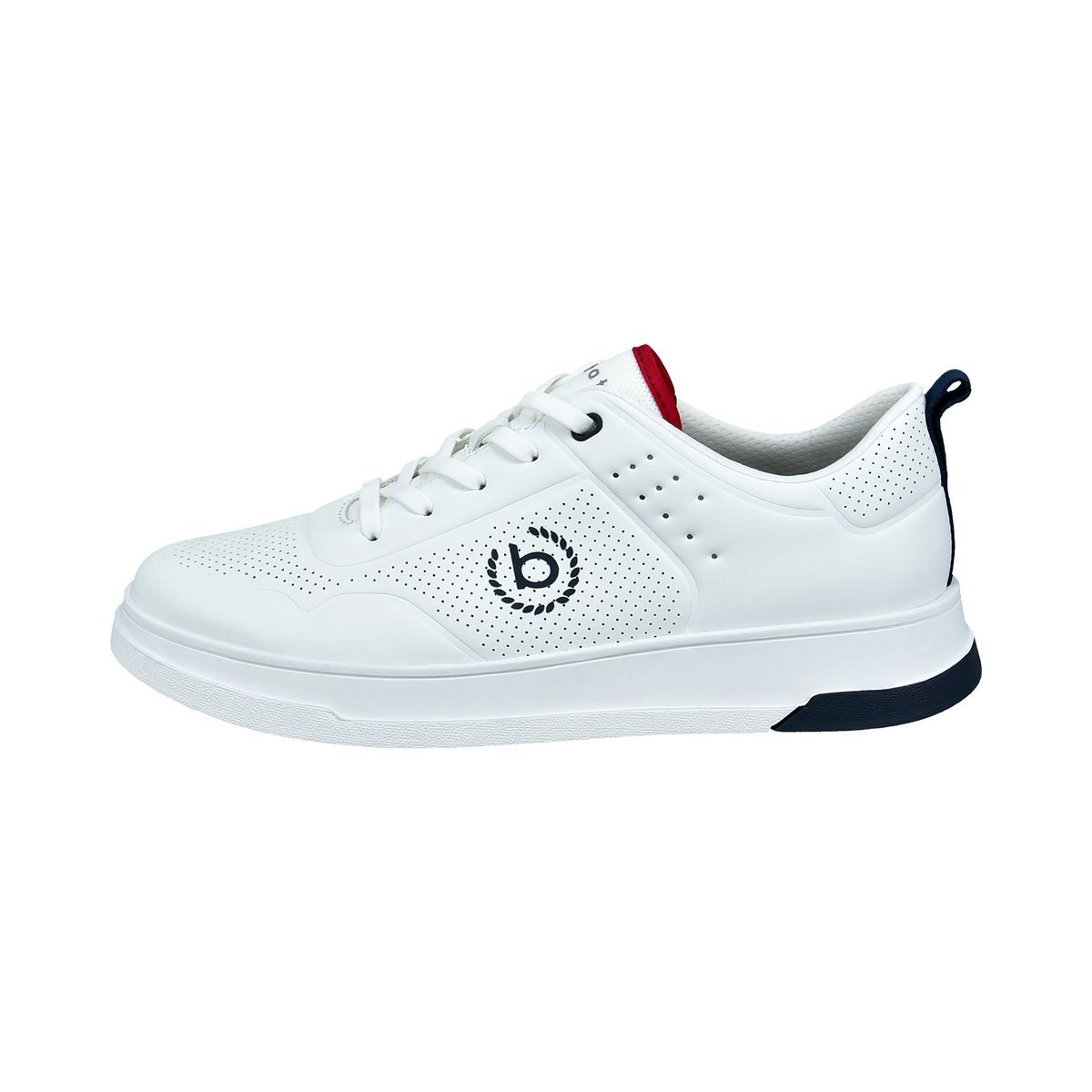 Weißer Mode-Sneaker im Clean-Look