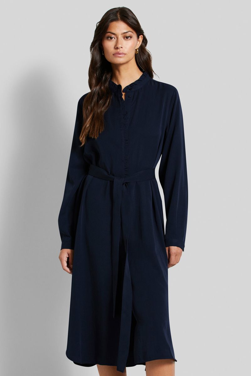 Tencel Hemdblusenkleid mit Gürtel